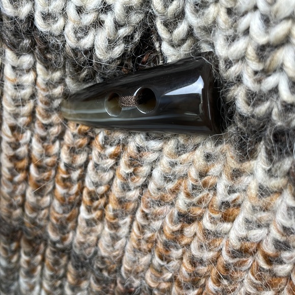 NWT PILCRO ANTHROPOLOGIE Emilie Shawl Collar Chunky Knit Cardigan Med/Large - Picture 7 of 8